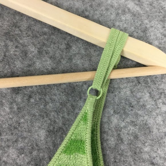 House of Sunny Dress 4 Midi Green Knit Psychedelic Textured Eyelash 60s 90s - Picture 15 of 16